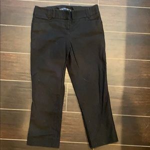 The Limited Black Cassidy Fit Capri Dress Pants